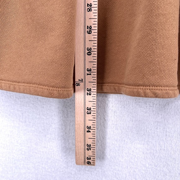 SOMETHING NAVY Hooded Sweatshirt Dress Womens Small Tan Colorblock Long Sleeve - Picture 15 of 15